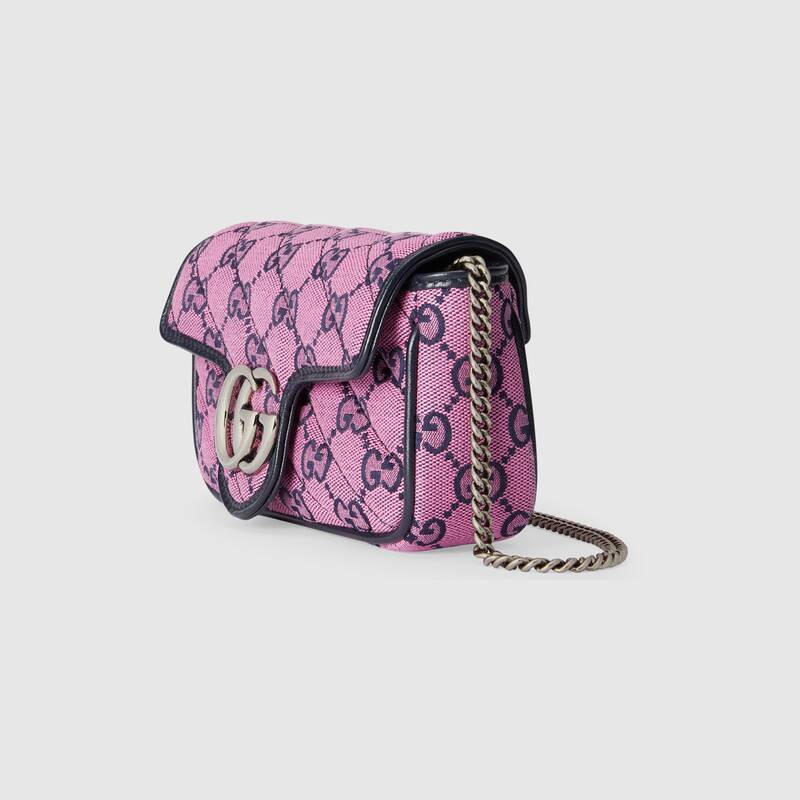 Marmont Matelasse Super Mini Shoulder Bag 476433 Purple